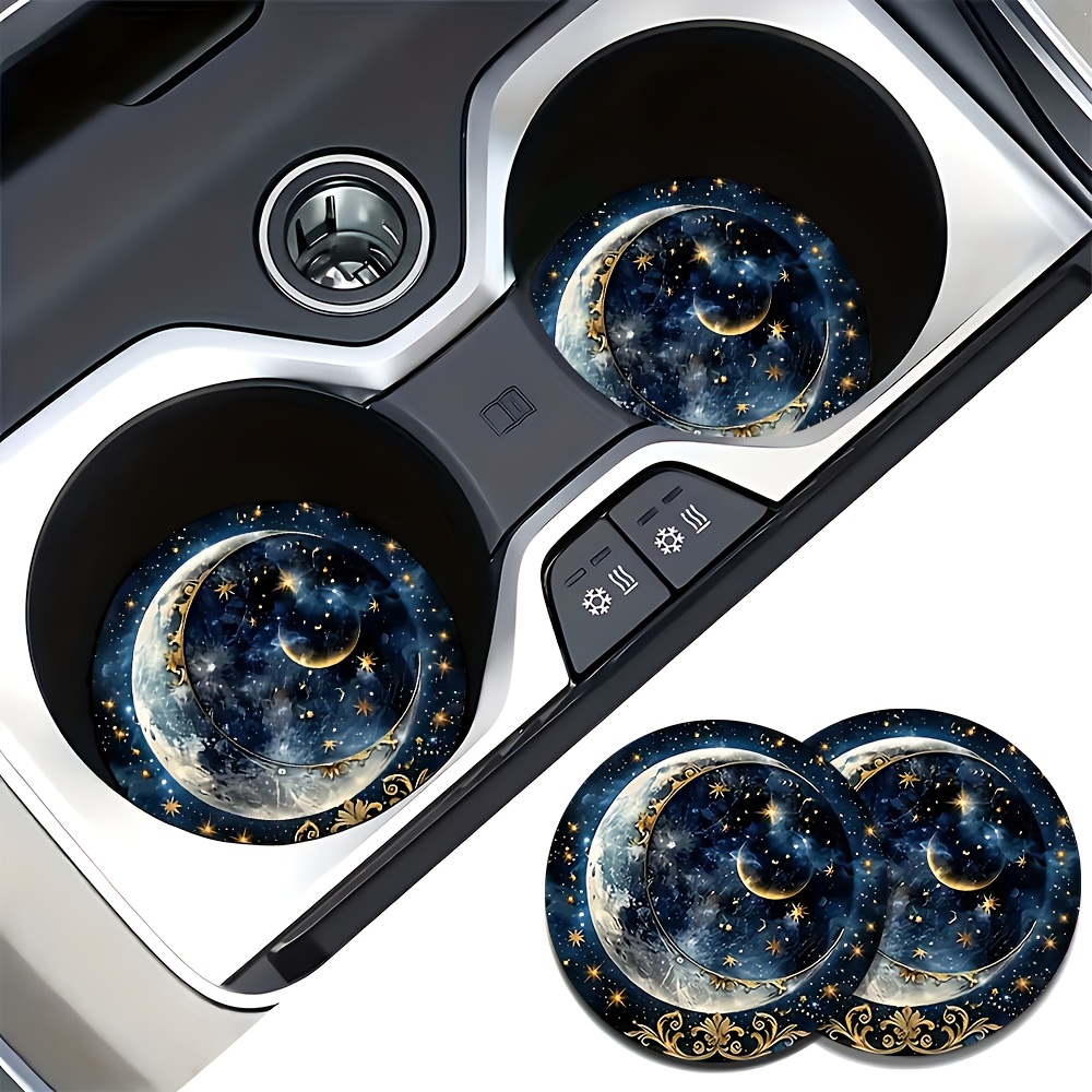 Men Accessories Ideas - 2 sous-verres pour voiture Starry Night