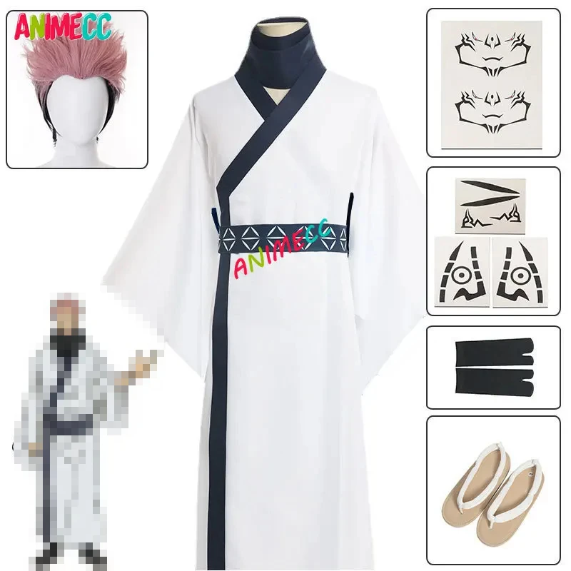Men'S Kimono Accessories - ANIMECC en Stock S-2XL Ryomen Sukuna
