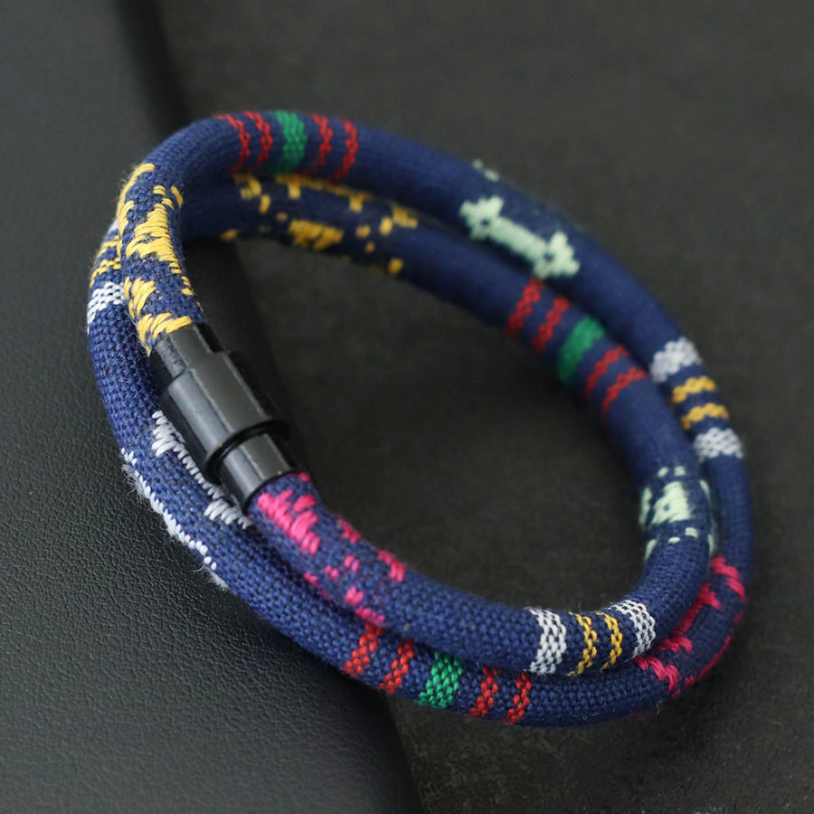 Men Accessories Ethnic - Style Simple hommes Bracelet ethnique tissu