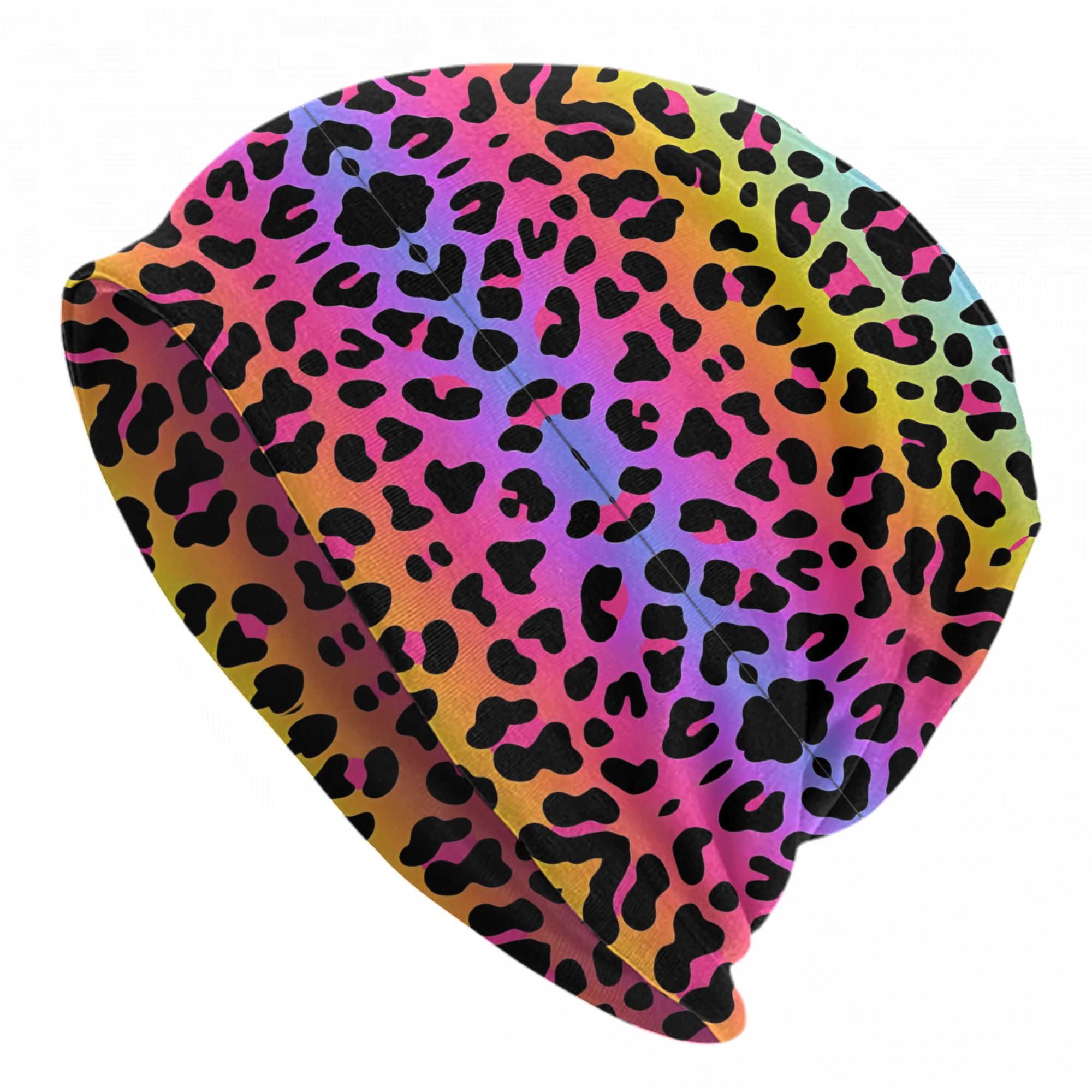 Men'S Accessories Gift Ideas - Bonnet Arc-en-ciel Léopard Amusant, Idée Cadeau
