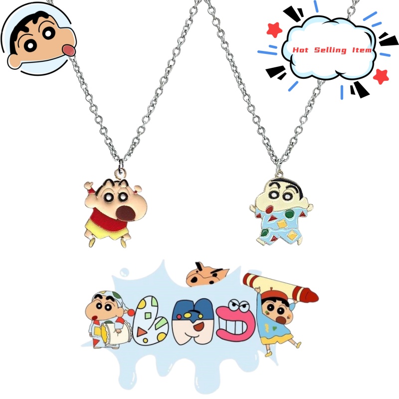 Mens Accessories Style - Collier de dessin animé Crayon Shin-chan,