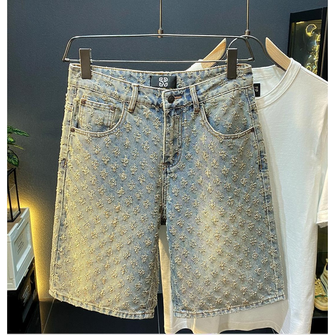 Men'S Accessories For Jeans - Shorts en jean décontractés pour hommes,
