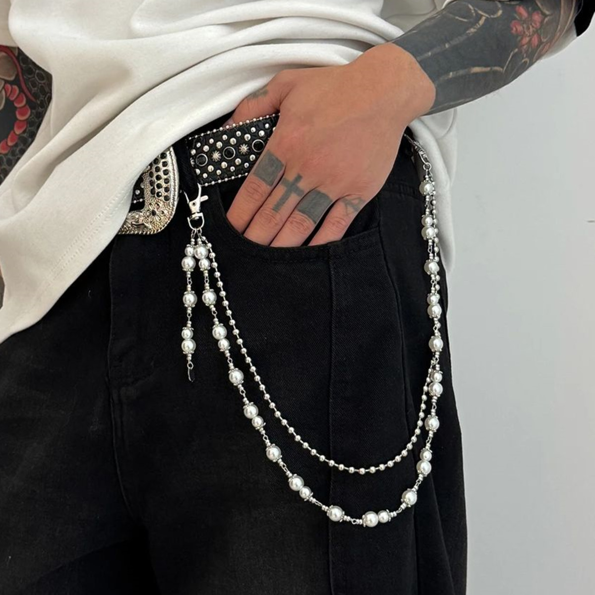 Men'S Accessories For Jeans - Ingemark 2025 Faddish Unique Imitation perle