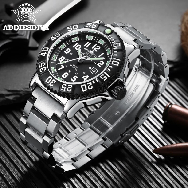 Men'S Accessories Display - Addies Dive-Montre à quartz décontractée pour