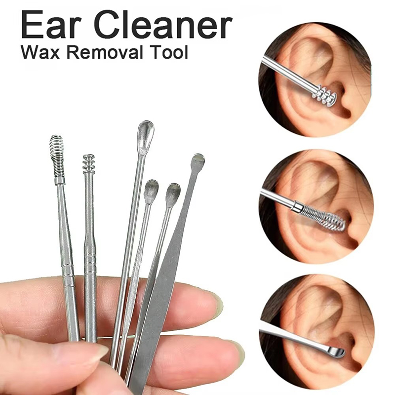 Men'S Accessories Types - Kit de 6 cure-oreilles en acier