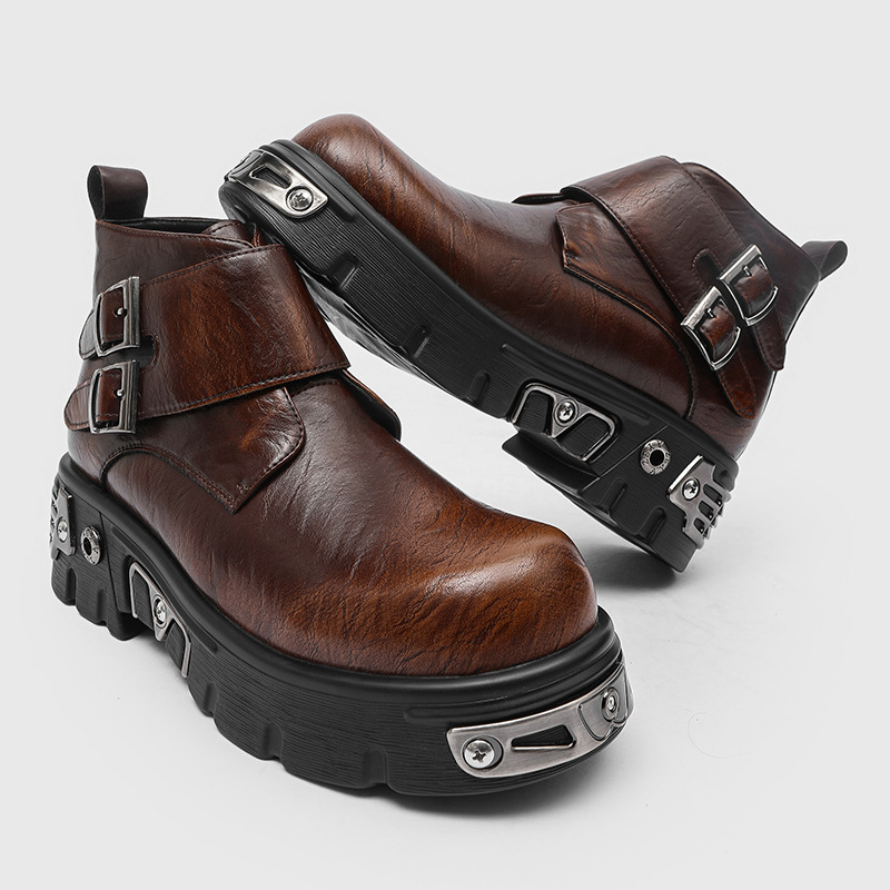 Men'S Accessories Leather - Grande taille hommes mode punk goth
