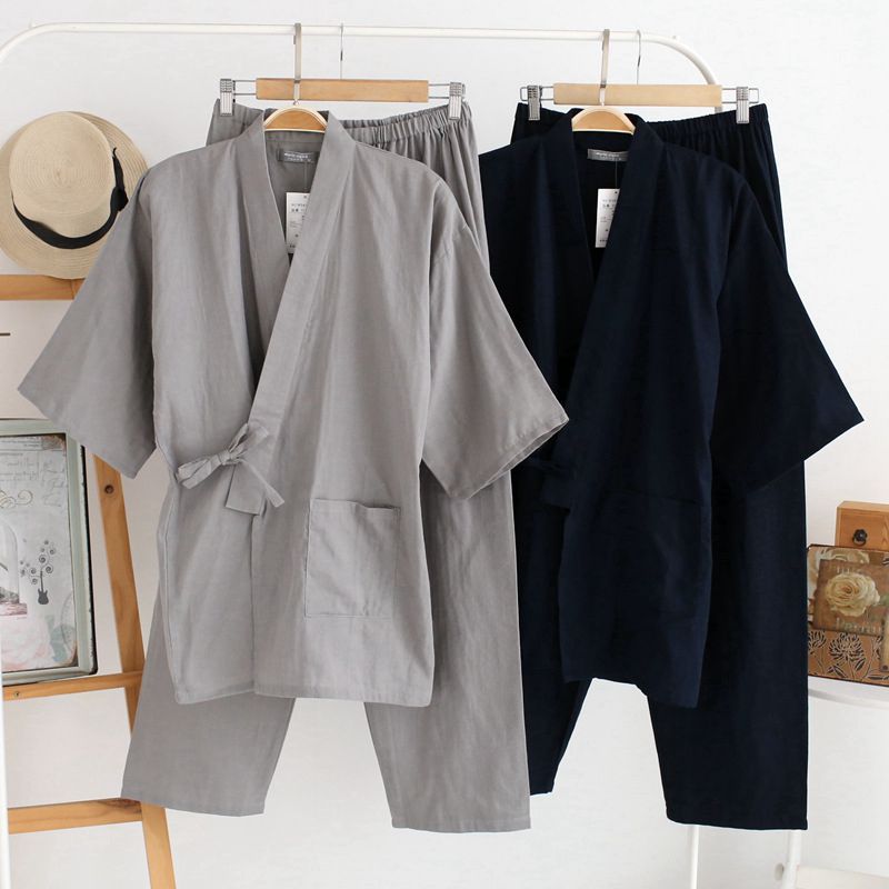 Men'S Kimono Accessories - Ensemble 2 pièces Kimono et pantalon