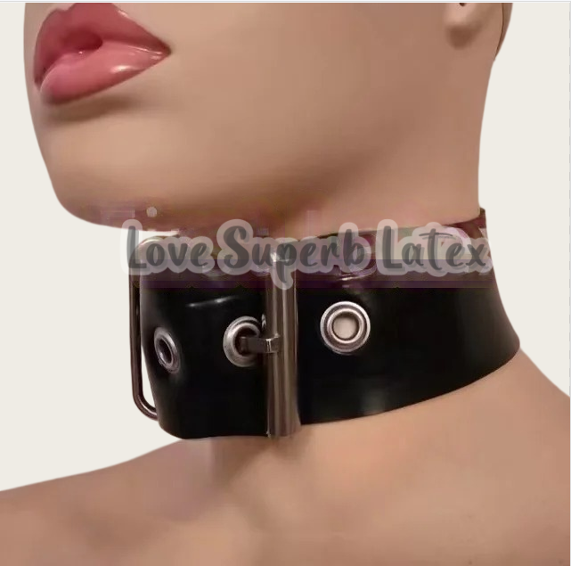Men Accessories For Neck - Collier ras du cou en latex