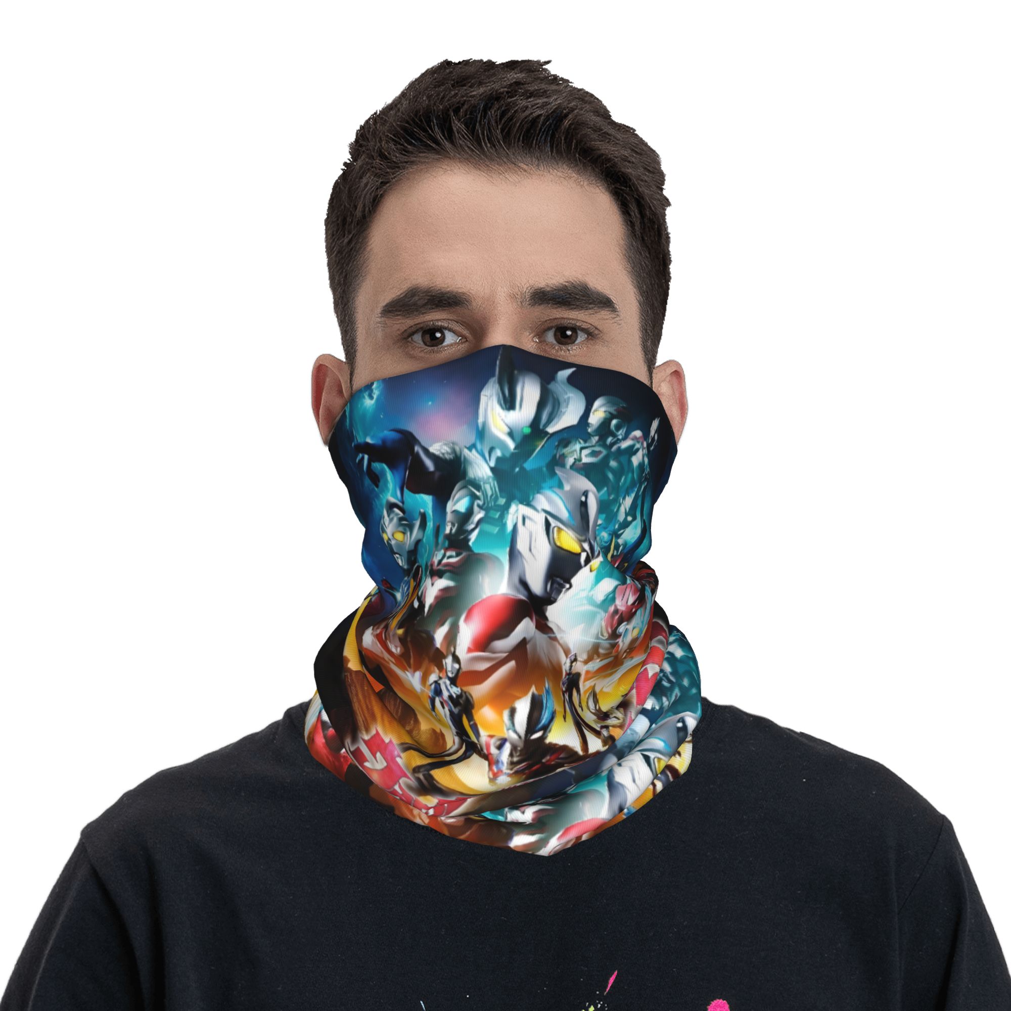 Men Accessories For Neck - Cache-cou d'hiver personnalisé Ultraman Japan Comic