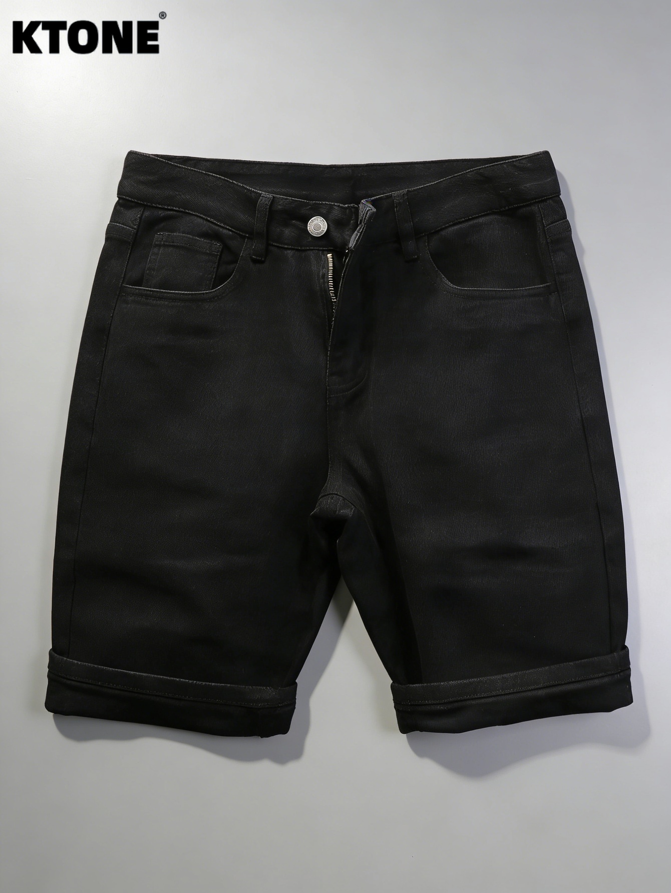 Short en jean noir uni pour ho - Mens Accessories Style avis et prix