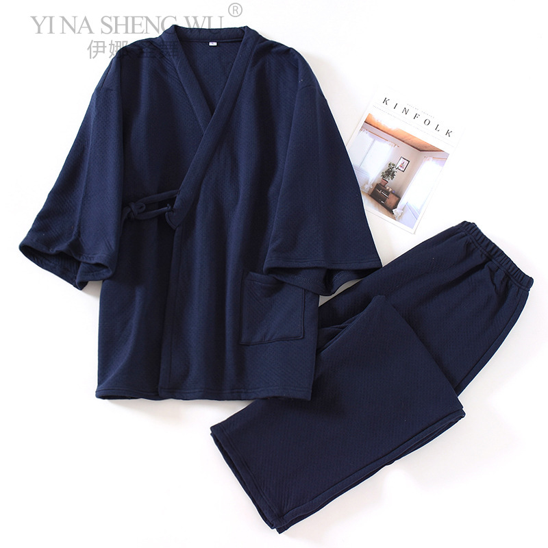 Kimono japonais deux pièces po - Men'S Kimono Accessories avis et prix