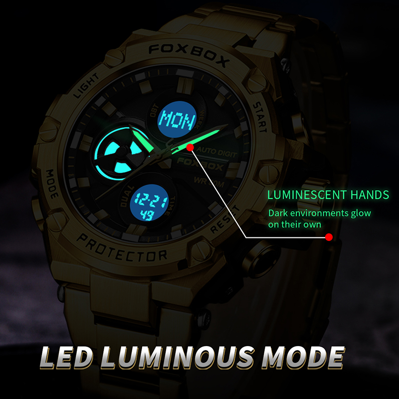 LIGE-Montre-bracelet à cadran  - Men'S Accessories Display avis et prix