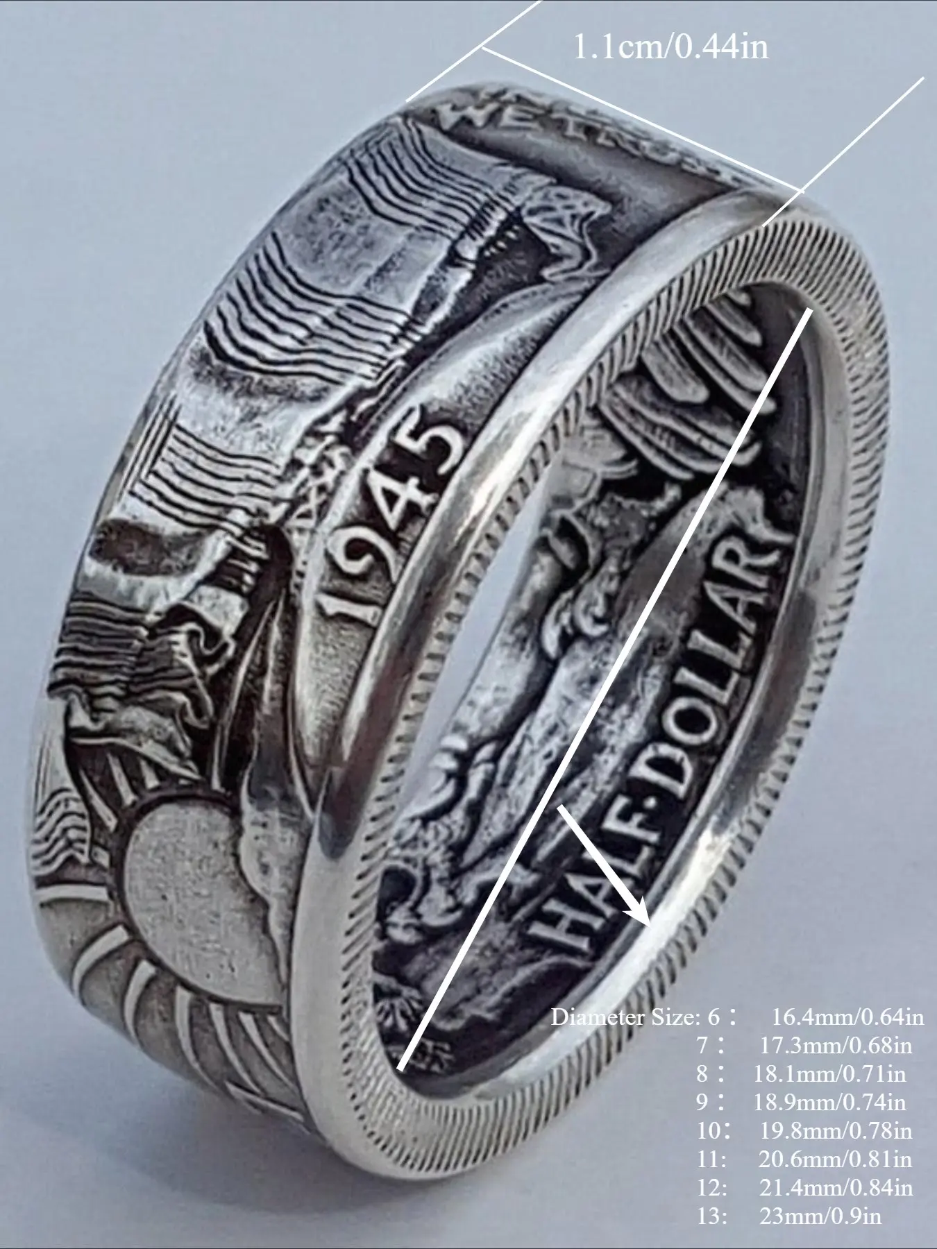 Bague vintage avec pièce Morga - Men Accessories Ideas avis et prix