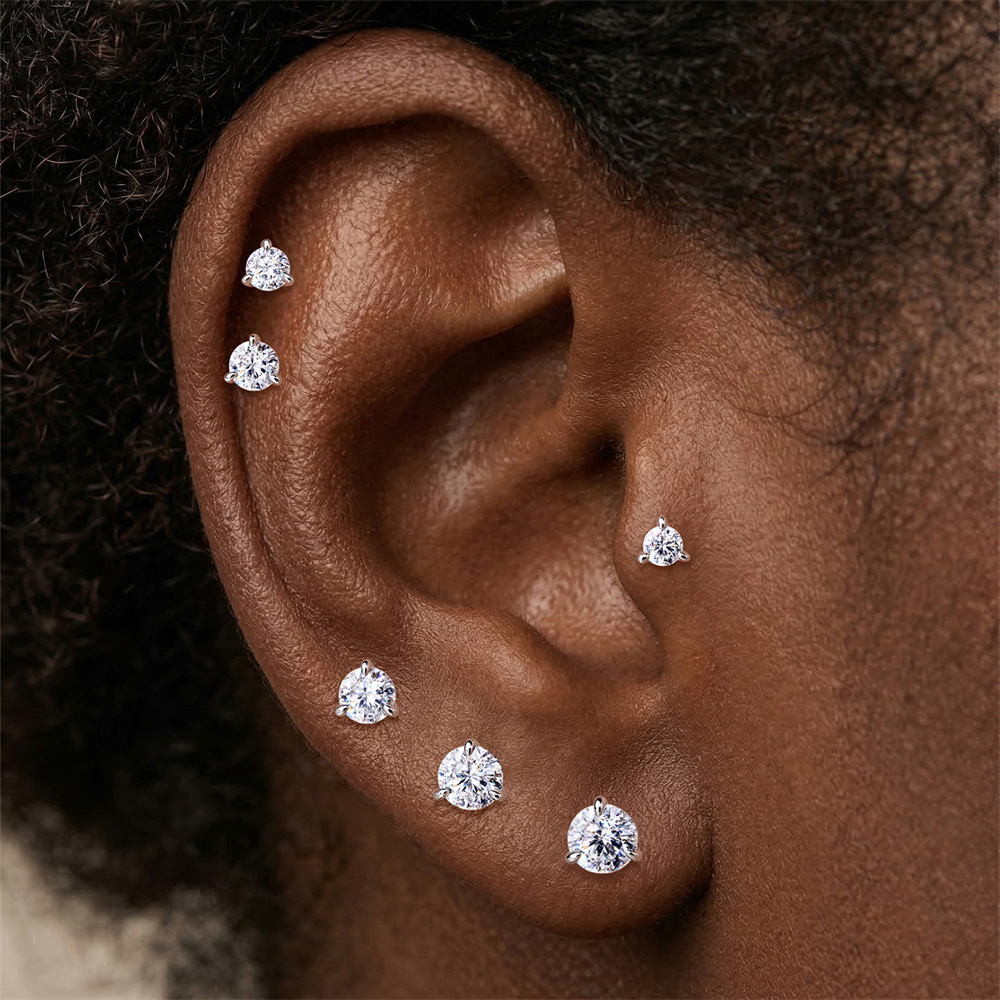 KOJ 1PC Boucle d'oreille en ar - Men Accessories Low Price avis et prix